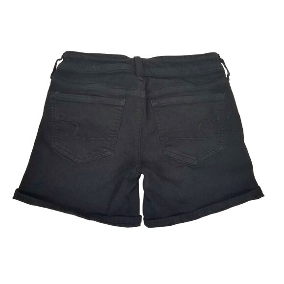 American Eagle Outfitters Women's Midi Shorts Black Size 2 - Picture 2 of 7